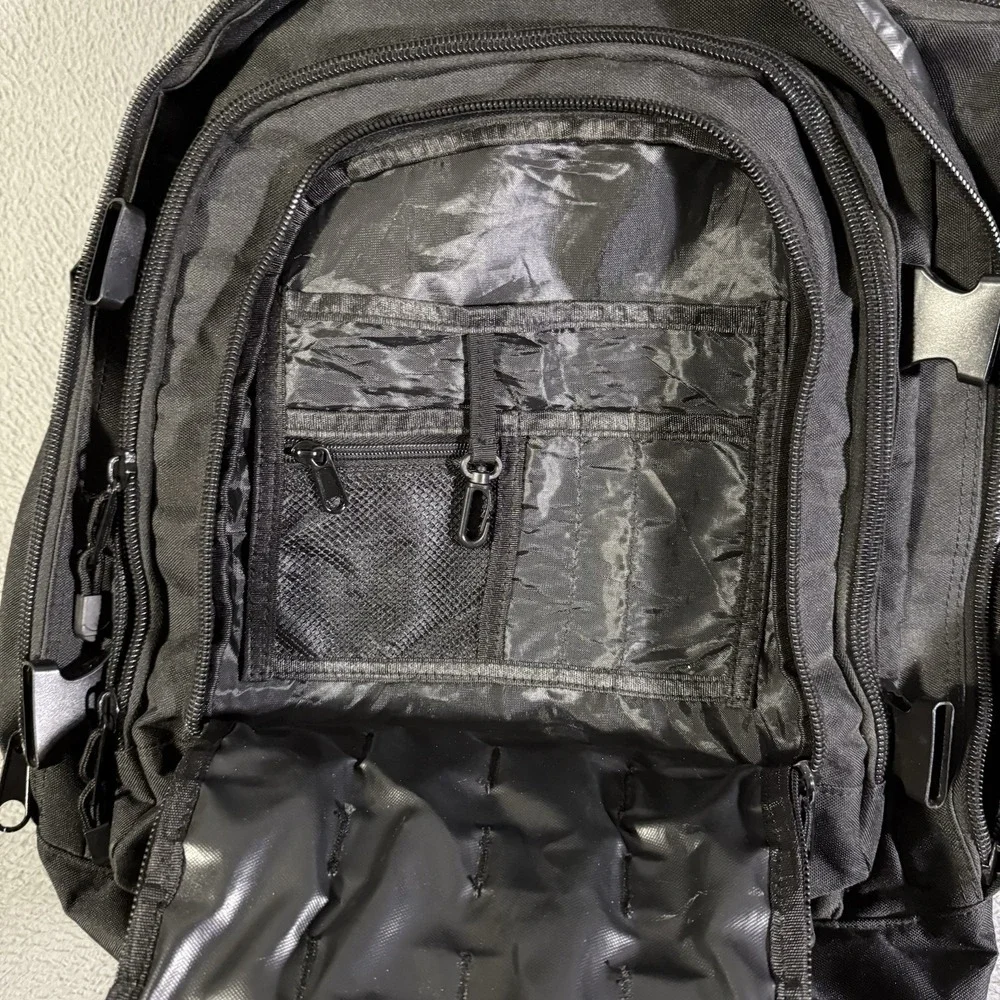US Army South Carolina National‎ Guard Black Backpack Multi-Use Bag Military